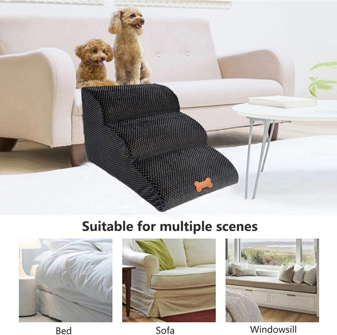 Haustiertreppe, 3-stufige / 4-stufige Haustiertreppe, Hundetreppe Katzentreppe Für Sofa Bett, Treppe