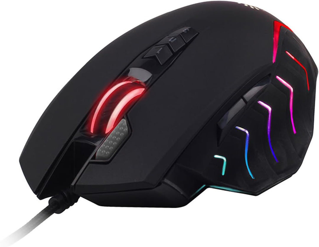 A4tech J95S Stone Black USB Gaming Maus, Optischer Sensor BC3332-S, Light Strike-Technologie, DPI: 1