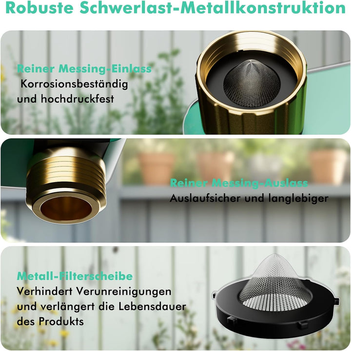 RESTMO Bewässerungscomputer 1 Ausgänge, Bluetooth Bewässerungstimer | App-Steuerung, 3 Modi (auto/ma