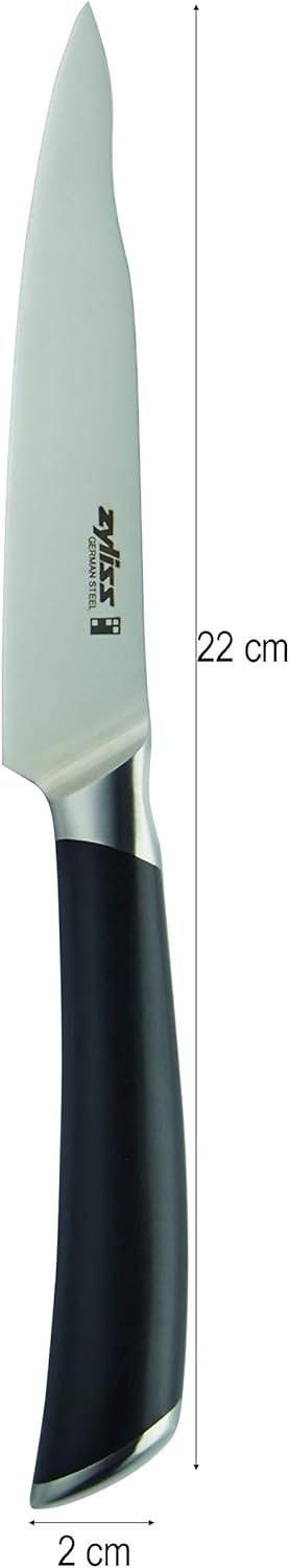 Zyliss Comfort Pro 11cm Gemüsemesser, Schälmesser, Extra Scharfe Deutscher Edelstahl, Antibakteriell