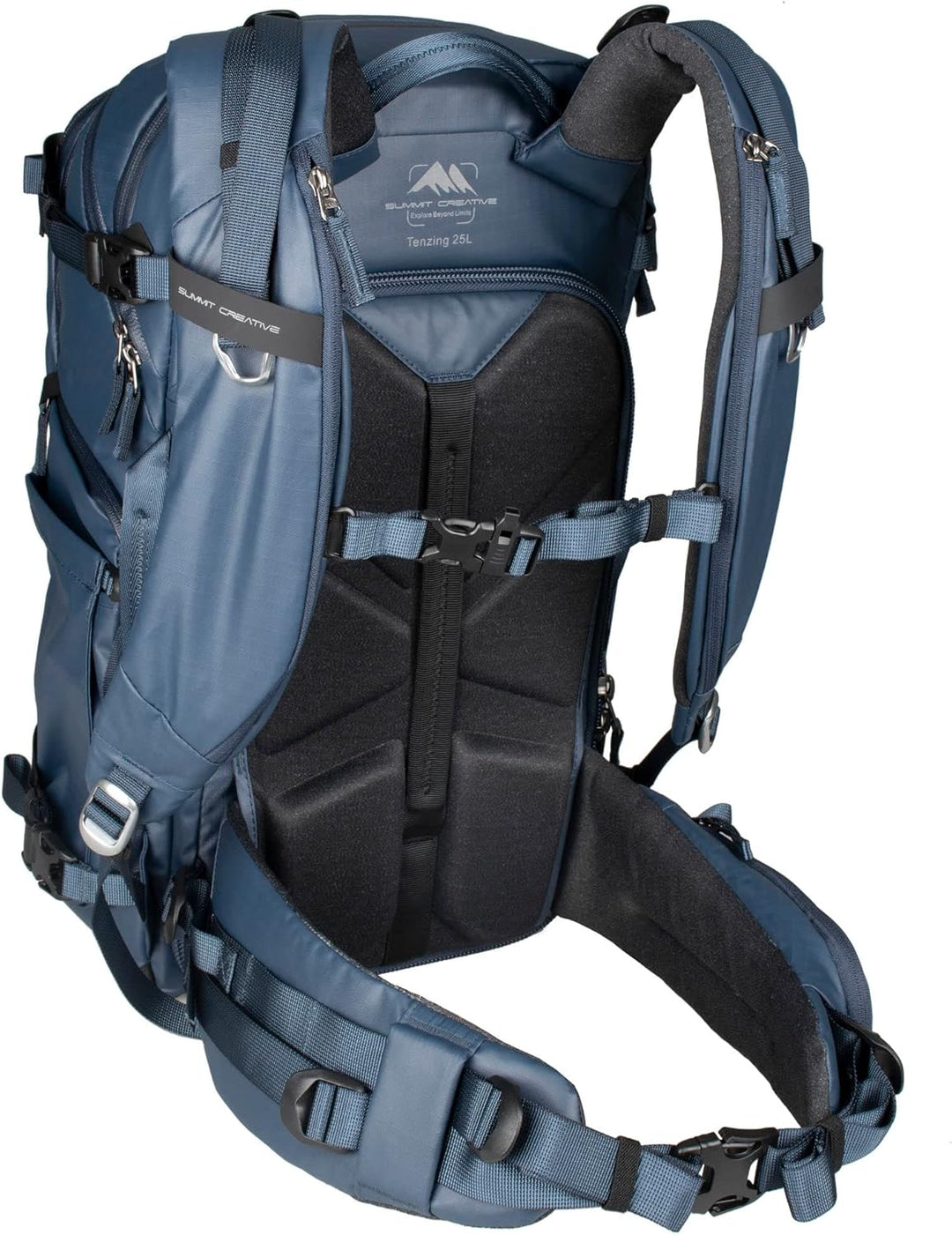 Summit Creative Tenzing Kamerarucksack mit Reissverschluss 35L Blau, 35L Blau