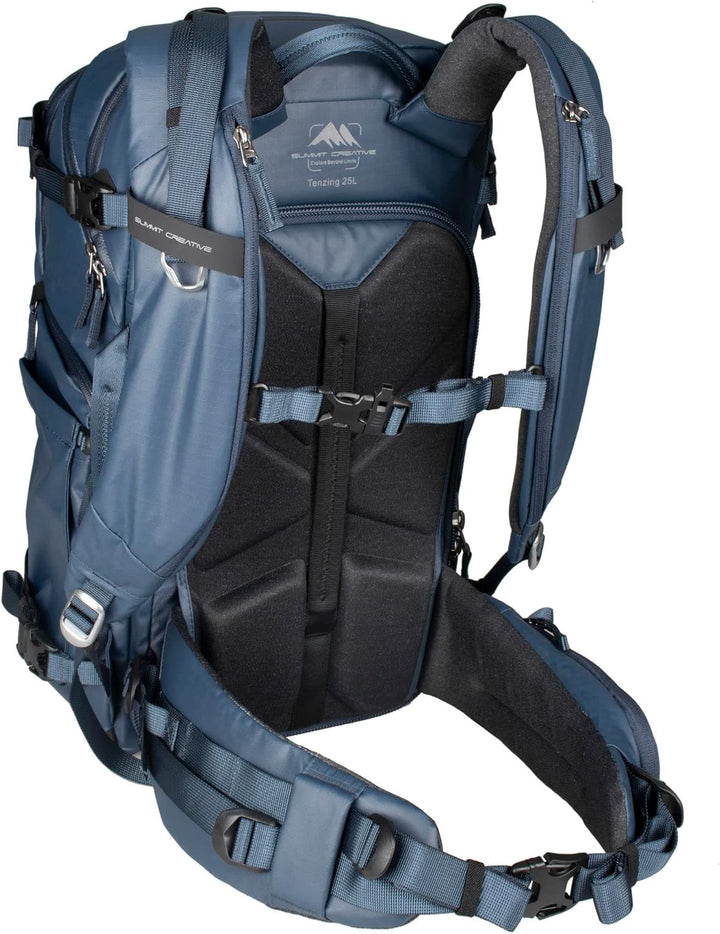 Summit Creative Tenzing Kamerarucksack mit Reissverschluss 35L Blau, 35L Blau