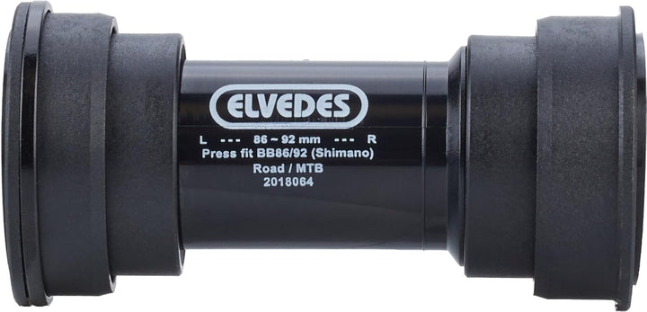 Elvedes Unisex – Erwachsene Press Fit Innenlager, schwarz, 86-92 mm