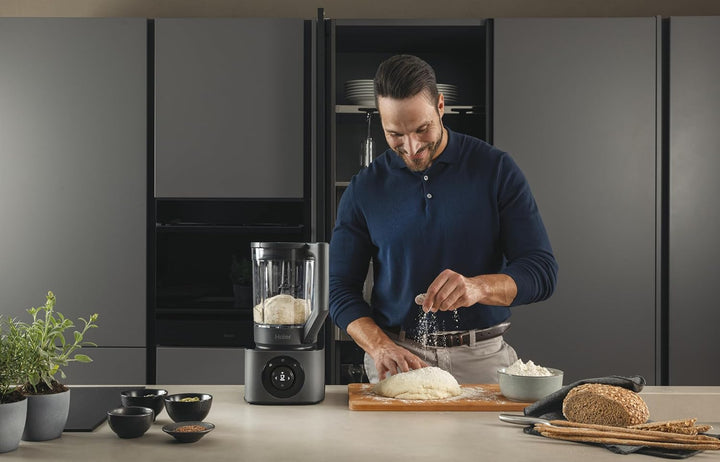 Haier HBL7W5 011 Küchenmaschine Serie 7, 6 Programme: Hacken, Mixen, Eiszerkleinern, Creme, Kneten u
