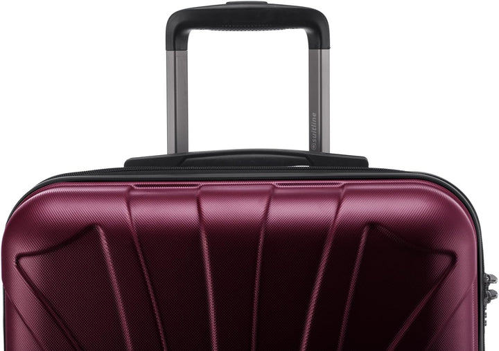 suitline - 2er Trolley - Koffer Set Grössen Burgund 2er Set M, Burgund 2er Set M