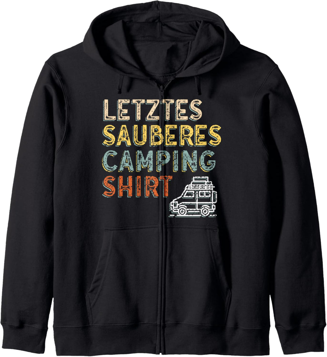 Wohnmobil Camper Geschenk Wohnwagen Letztes Sauberes Camping Kapuzenjacke