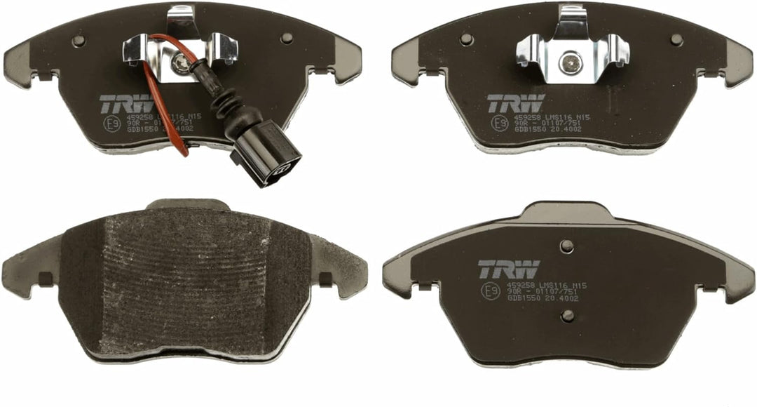 TRW GDB1550 Bremsbelagsatz, Scheibenbremse - (4-teilig) Single, Single