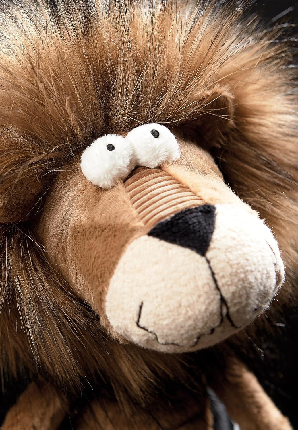 SIGIKID 38056 Metusa Leo Beasts Town Kinder und Erwachsene Kuscheltier empfohlen ab 3 Jahren braun,