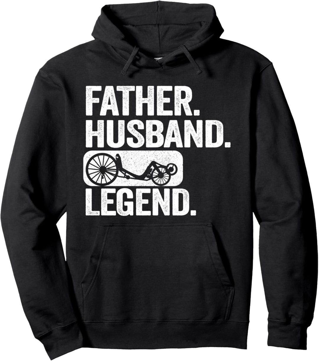 Liegerad für Vater Ehemann Pullover Hoodie