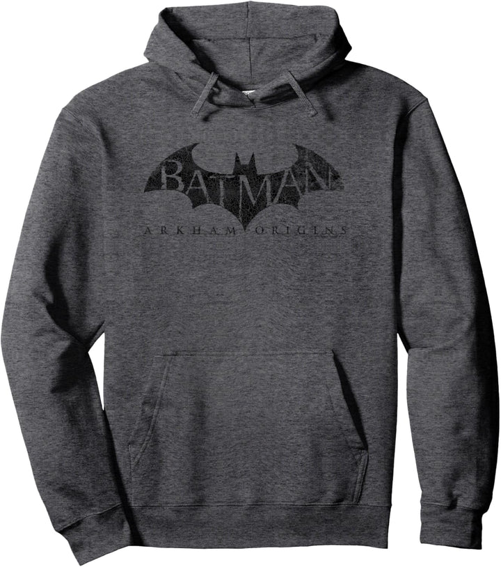 Batman: Arkham Origins Crackle Logo Pullover Hoodie