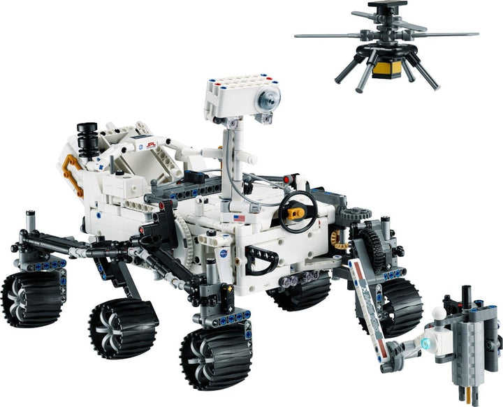 Lego 42158 Technic NASA Mars-Rover Perserverance Weltraum Spielzeug Set mit AR-App, Wissenschafts-Sp