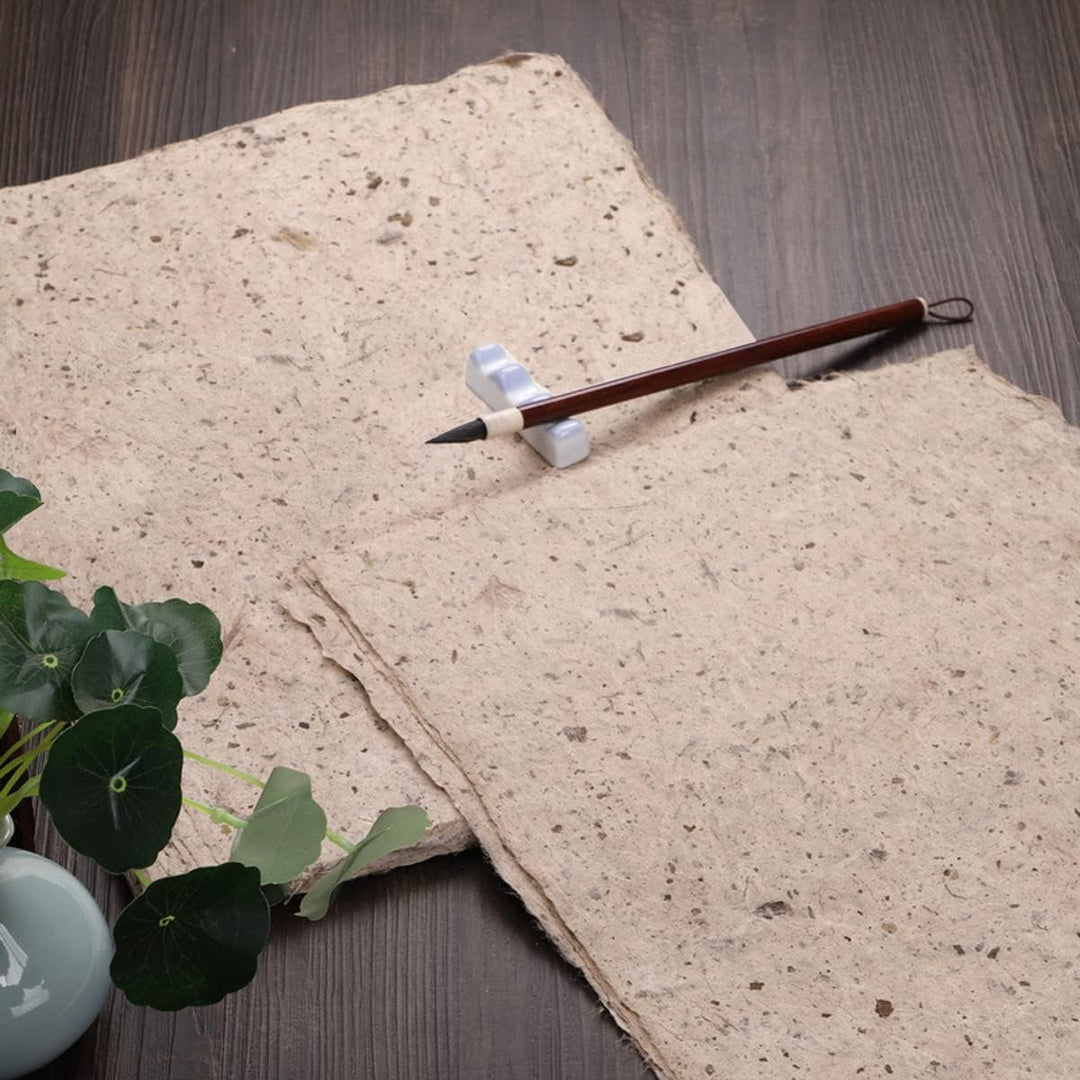 Acidea Maulbeerpapier, 50 Blatt 30 x 40cm Naturfaser Textur, Handgeschöpftes Papier Chinesischer Sti