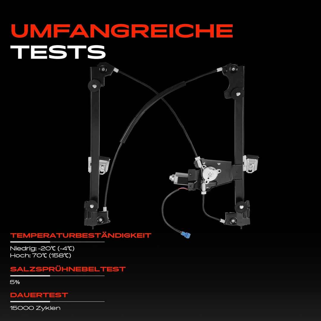 Frankberg Fensterheber Mit Motor Vorne Links Kompatibel mit Freelander L314 / LN SUV 1998-2006 LR006