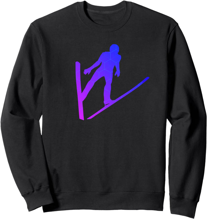 Skifliegen Skispringen Wintersport Skispringer Damen Sweatshirt