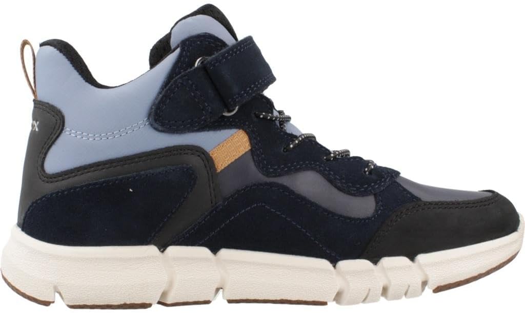 Geox Jungen J Flexyper Boy B ABX Ankle Boot, Navy Lt Blue