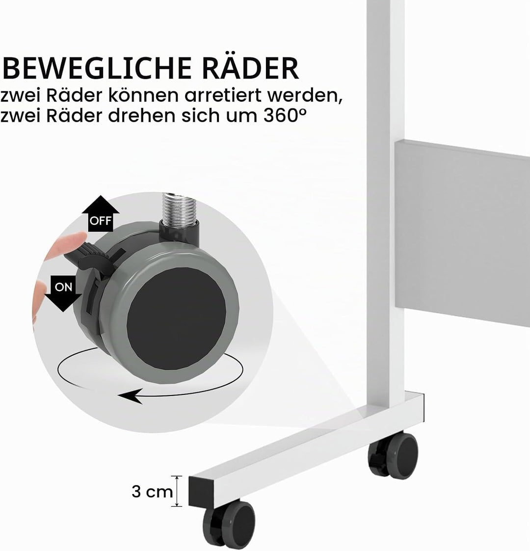 sogesfurniture höhenverstellbar Laptoptisch Computertisch mit Tablet Steckplatz, 80 * 40cm PC Tisch
