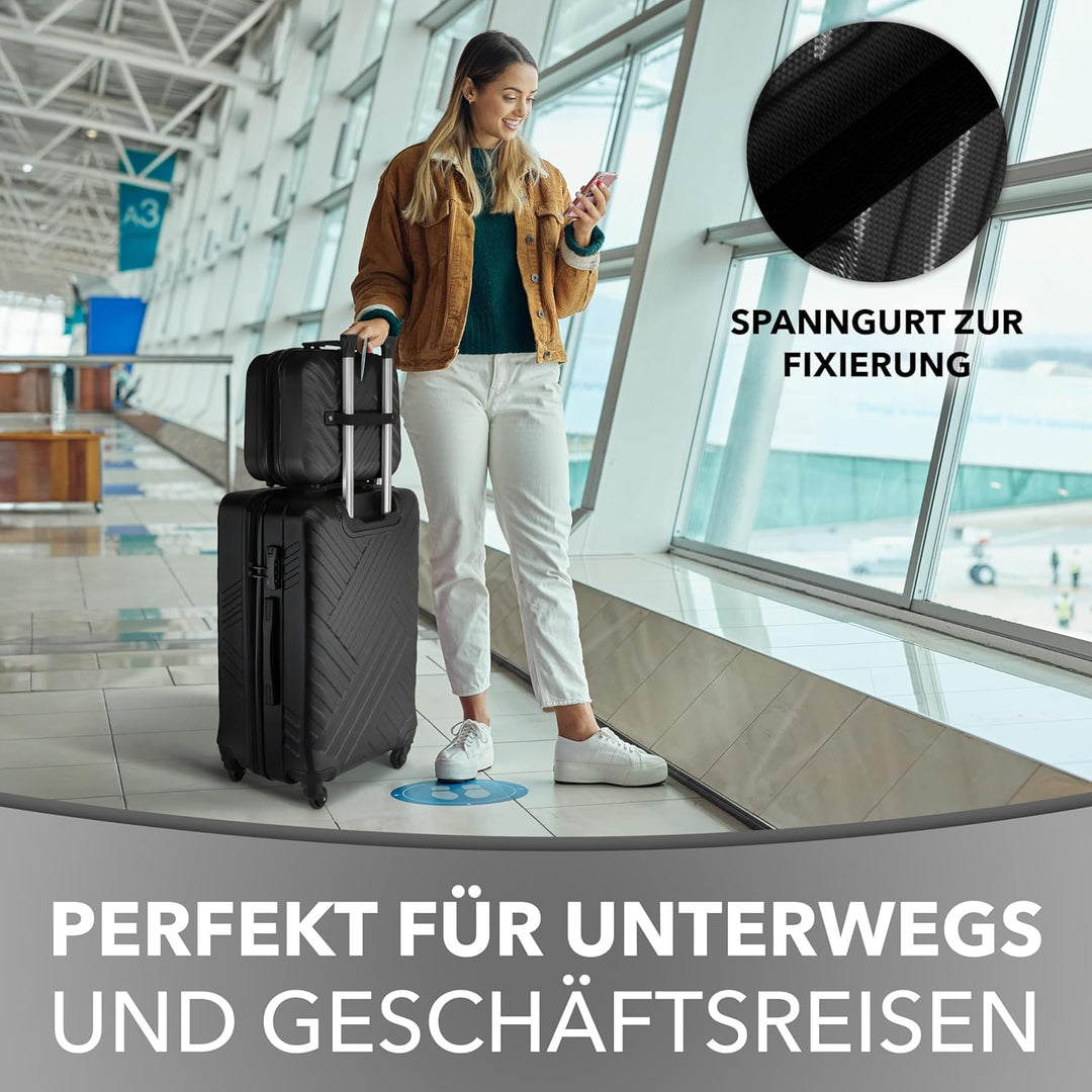 Xonic® Design Kosmetikkoffer aus ABS Hartschale – Robustes Beautycase als Handgepäck - Kosmetiktasch