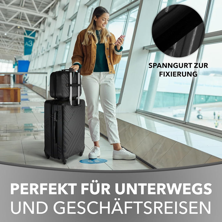 Xonic® Design Kosmetikkoffer aus ABS Hartschale – Robustes Beautycase als Handgepäck - Kosmetiktasch