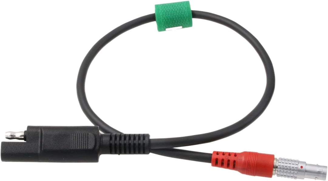 HangTon Externes Stromkabel für Sokkia GRX1 GRX2 GRX3 GNSS Receiver 5-polig (12 V SAE Stromkabel) 12