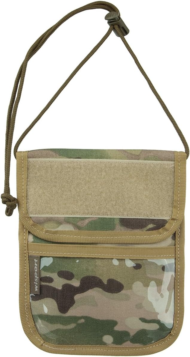 Wisport Patrol Hals ID Brieftasche MultiCam