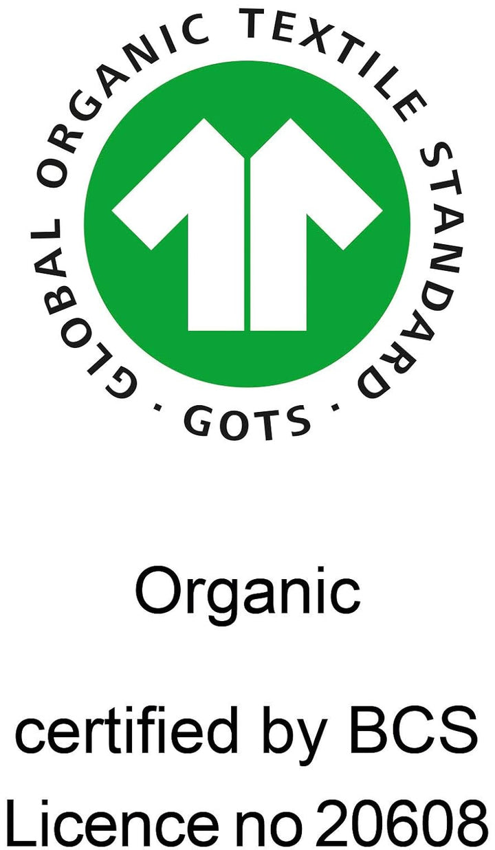 Bio Matratzenschutzauflage 100% Bio-Baumwolle (kbA) GOTS zertifiziert, Spannecken, Natur, 70 x 140 c