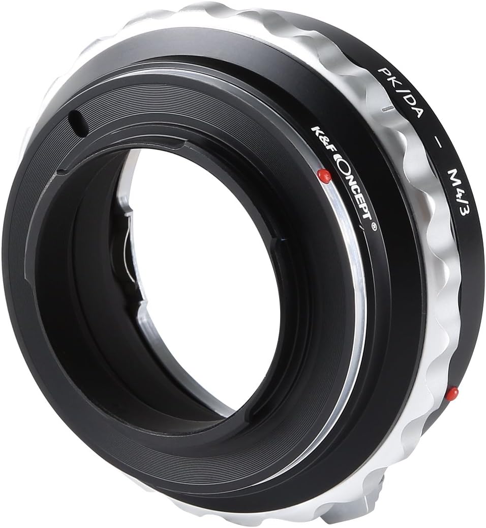 K&F Concept- Kompatibler Objektivadapter für Pentax PK/DA K PK AF DA Objektiv und Micro Four Thirds