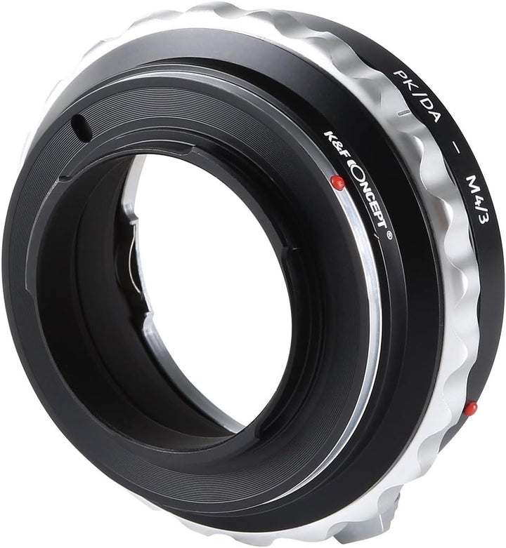 K&F Concept- Kompatibler Objektivadapter für Pentax PK/DA K PK AF DA Objektiv und Micro Four Thirds