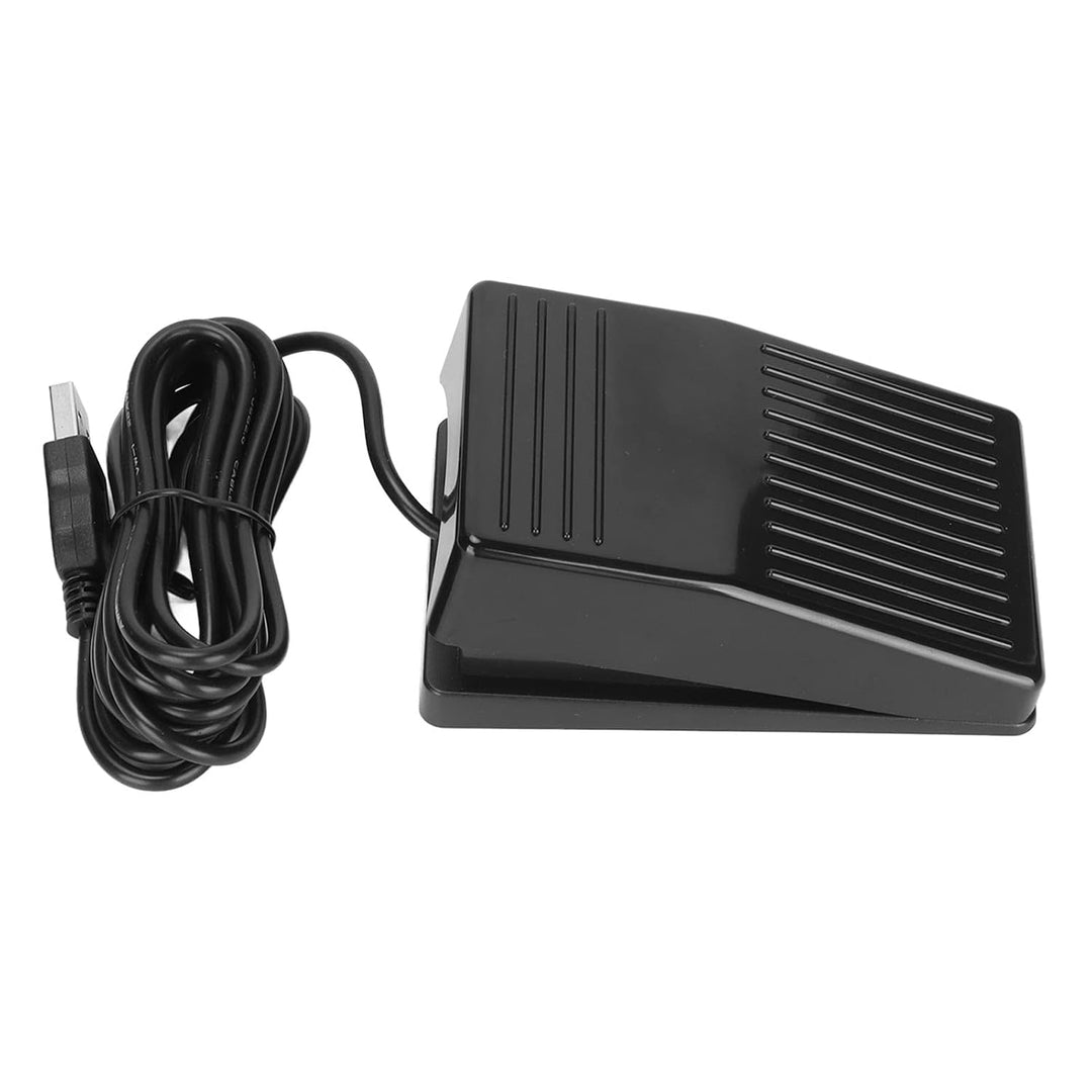 Dpofirs USB-Fusspedal-Schalterpedal, USB Foot Switch Pedal, Universal-Videospiel-PC-Freisprech-Fusss