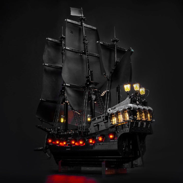 Fernbedienung Led Licht Set Kompatibel mit Lego Captain Jack Sparrow's Pirate Ship 10365 (Kein Model