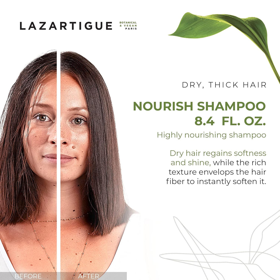 Lazartigue Nourish Shampoo Ad Alta Nutrizione Al Burro Di Karitè, 250ml