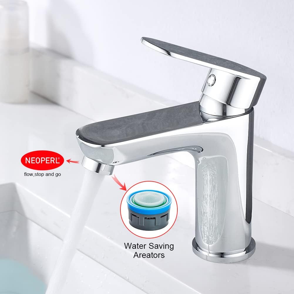 GRIFEMA BERLIN-G11004 | Badarmatur - Bad Wasserhahn, G3/8'' Anschlüsse | Einhebel - Waschtischmische