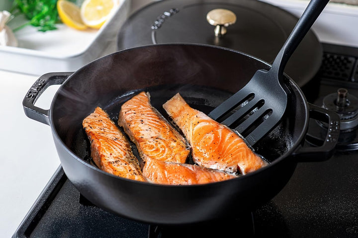 STAUB Gusseisen Bräter, Chistera Tropfenstruktur im Deckel, Rund 24 cm, 2,5 L, Dunkelblau Dunkelblau