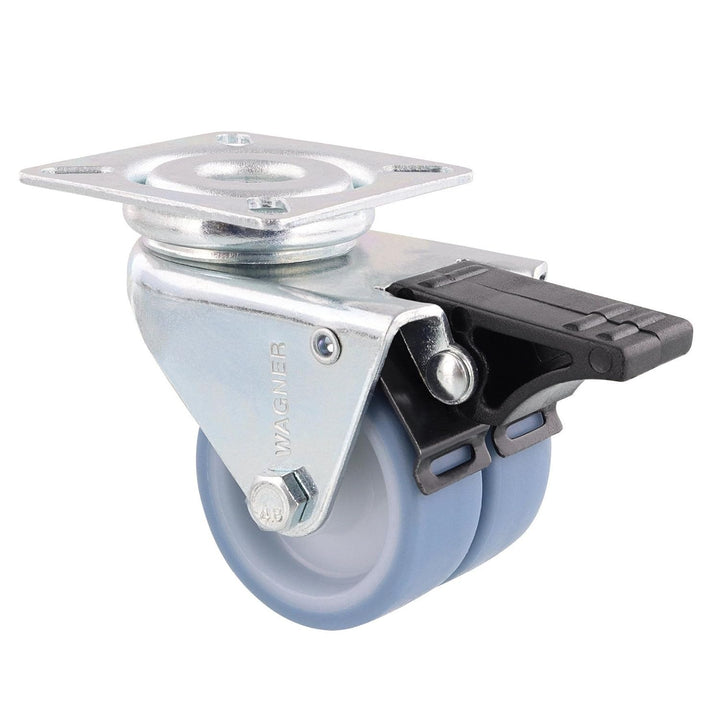 WAGNER Strandkorbrollen 4tlg. Set/Apparaterollen/Doppelrollen - ULTRASOFT - Durchmesser Ø 50 mm, Bau