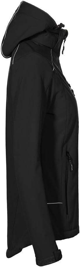Softshell Jacke Damen, Schwarz, XL