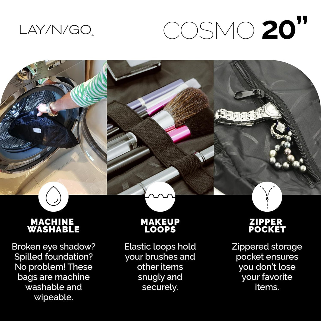 LAY/N/GO Cosmo Kulturbeutel, Violett Violett 20 Inch, Violett 20 Inch