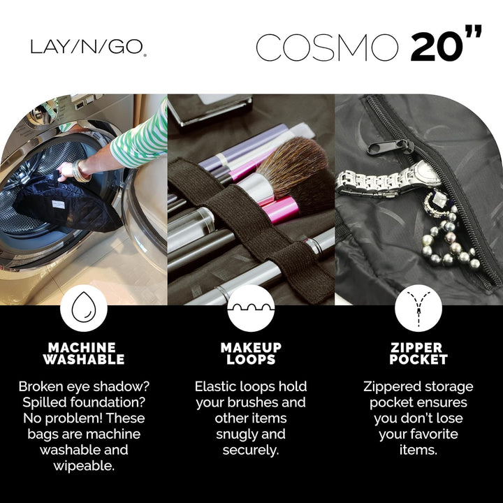 LAY/N/GO Cosmo Kulturbeutel, Violett Violett 20 Inch, Violett 20 Inch