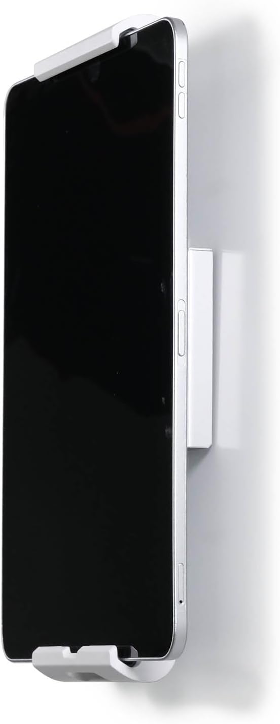 Durable Tablet Wandhalterung (für Tablets 7-13 Zoll, 360° drehbar mit Diebstahlsicherung) weiss