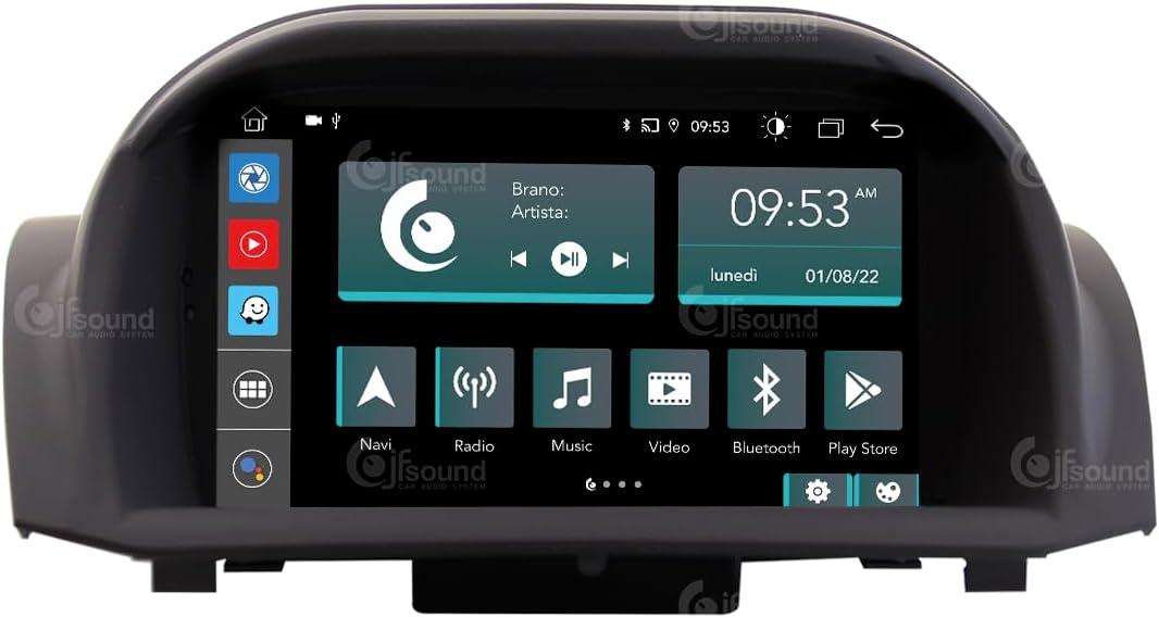 Personalisiertes Autoradio für Ford Fiesta 2013-16 Android GPS Bluetooth WiFi USB DAB+ Touchscreen 7
