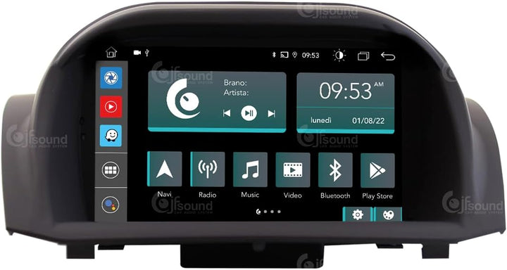 Personalisiertes Autoradio für Ford Fiesta 2013-16 Android GPS Bluetooth WiFi USB DAB+ Touchscreen 7