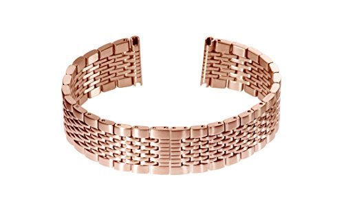 slow - Rose goldenes Metallarmband - 20mm Breite