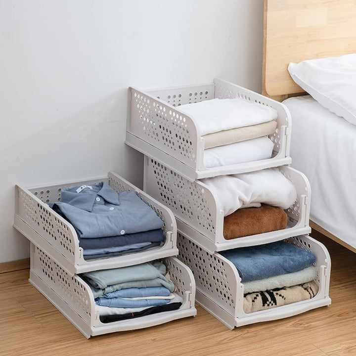 THATSRAD 3er Set Schubladenbox kleiderschrank Schubladenboxen Stapelbar Regal für Kleiderschrank Inn