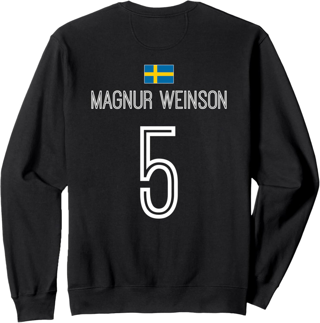 Schwedische Namen Sauf und Party Trikot Fussball Sweatshirt