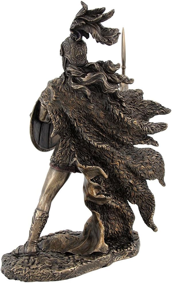 Bronzed Athena Goddess of Wisdom and War Statue by Things2Die4