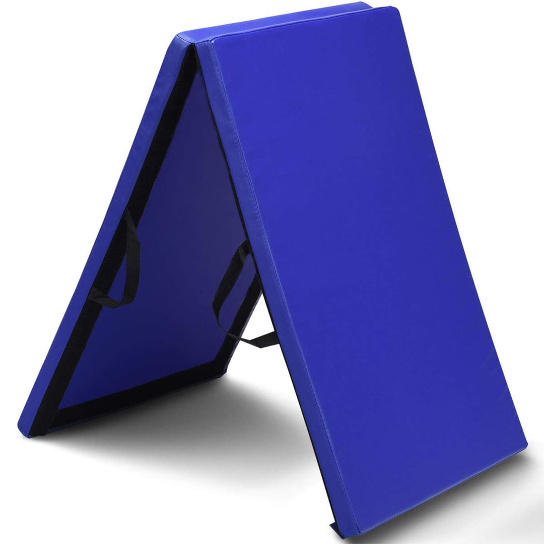 DREAMADE Klappbare Weichbodenmatte, Gymnastikmatte Yogamatte 180x60x4cm, Fitnessmatte Turnmatte mit