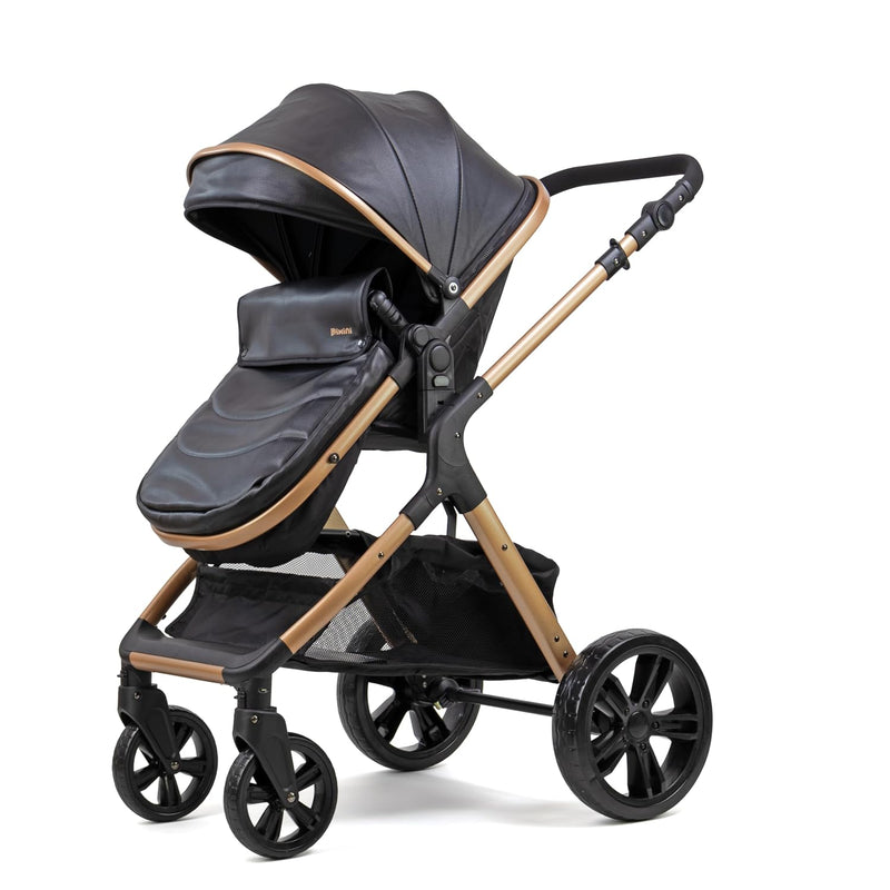 Pixini Kinderwagen Nelio 3in1 Kombikinderwagen, inkl. Babywanne & Buggy & Auto-Babyschale & Wickelta