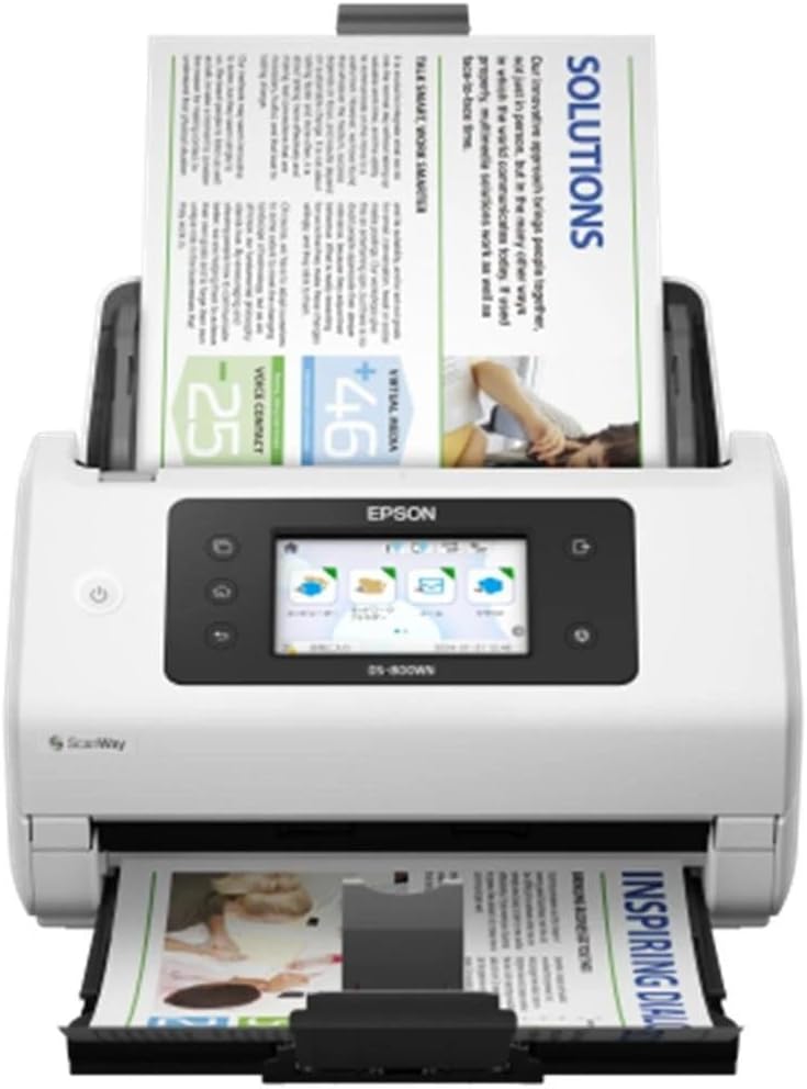 Epson Workforce DS-800WN - Dokumentenscanner - Duplex - A4/Legal - 600 DPI x 600 DPI - bis zu 50 Sei