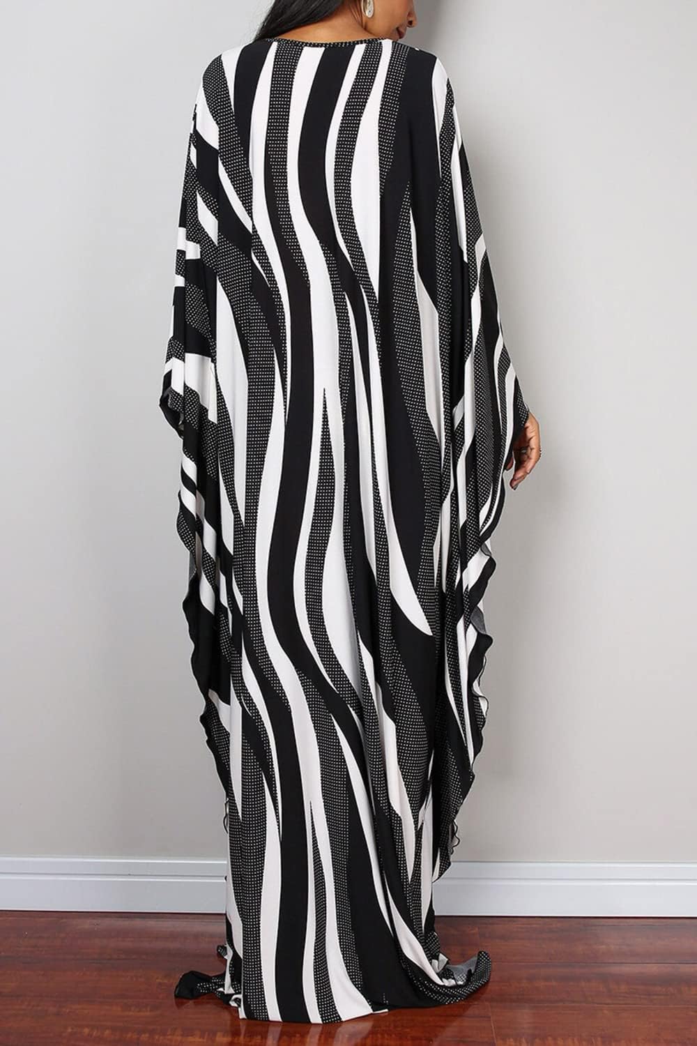 YouKD Frauen Sommer Lange Kaftan Maxi Bohemian Kleid Strand Vertuschungen Bikini Robe Loungewear One