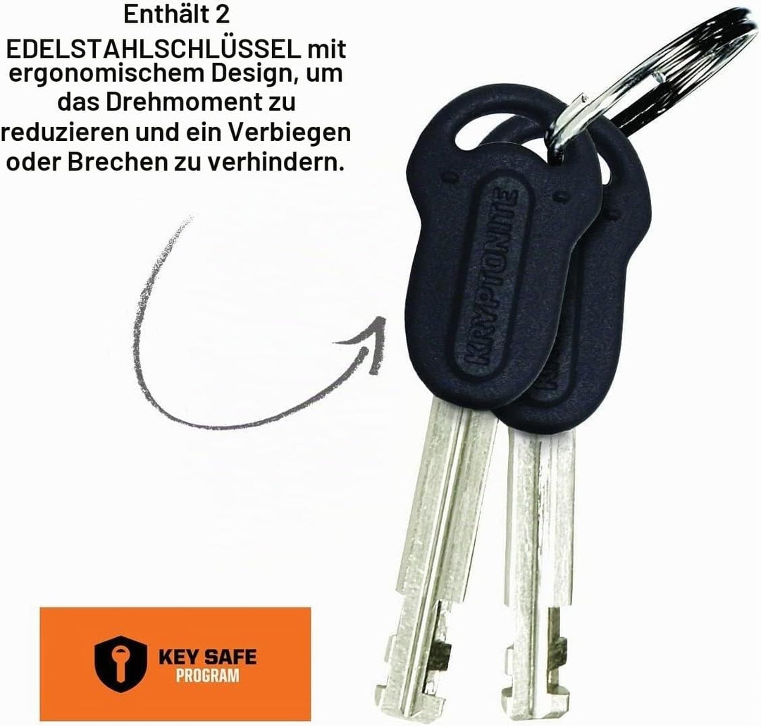 Kryptonite 3500388 Fahrradschloss, Silver, 10 x 22,5 cm KryptoLok Standard (10x22, 5cm), KryptoLok S