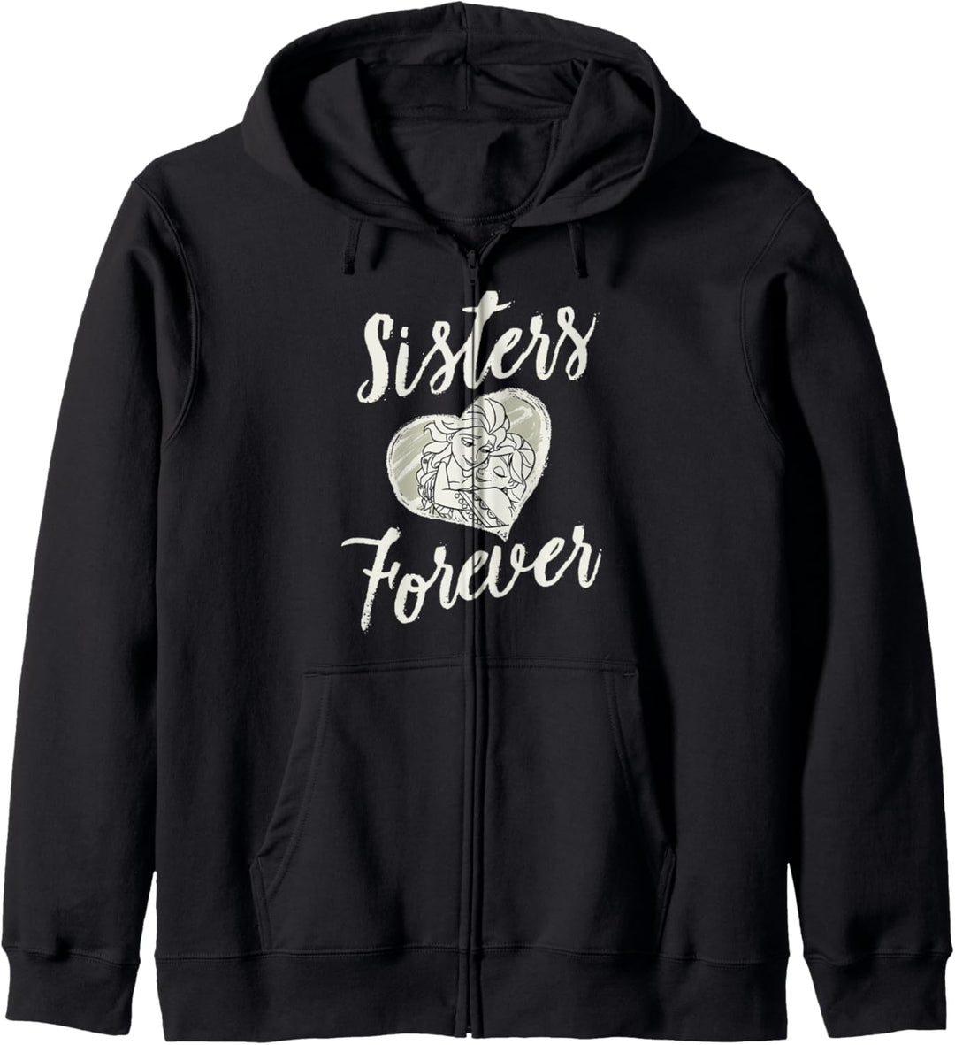 Disney Frozen Elsa Anna Sisters Forever Heart Kapuzenjacke