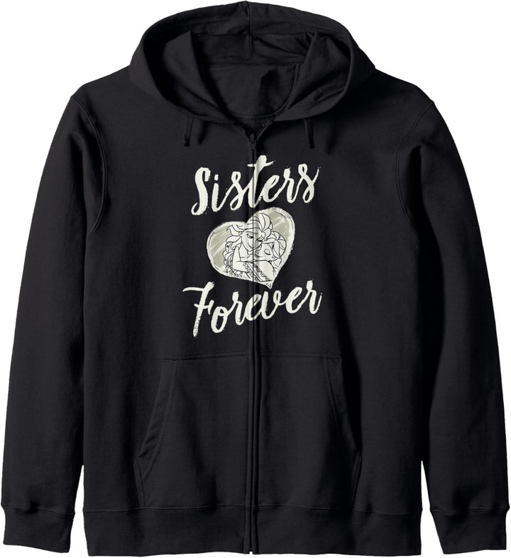 Disney Frozen Elsa Anna Sisters Forever Heart Kapuzenjacke